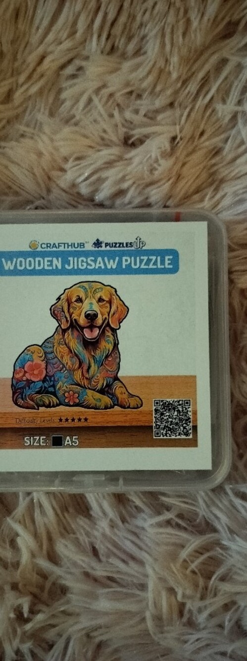 New Wooden Jigsaw Puzzle - Multicolor (Dog)